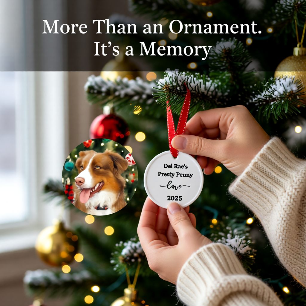 Del Rae’s Presty Penny Personalized Memorial Ornament