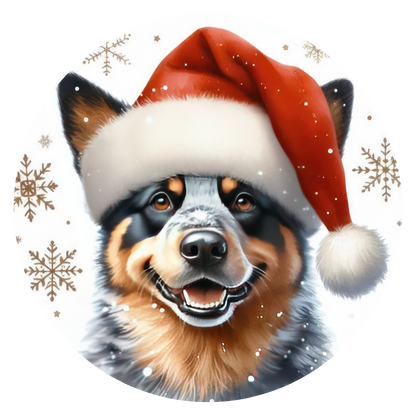 Santa Dog Christmas Ornament | Choose from 200+ Breeds | Personalized Holiday Gift for Dog Lovers