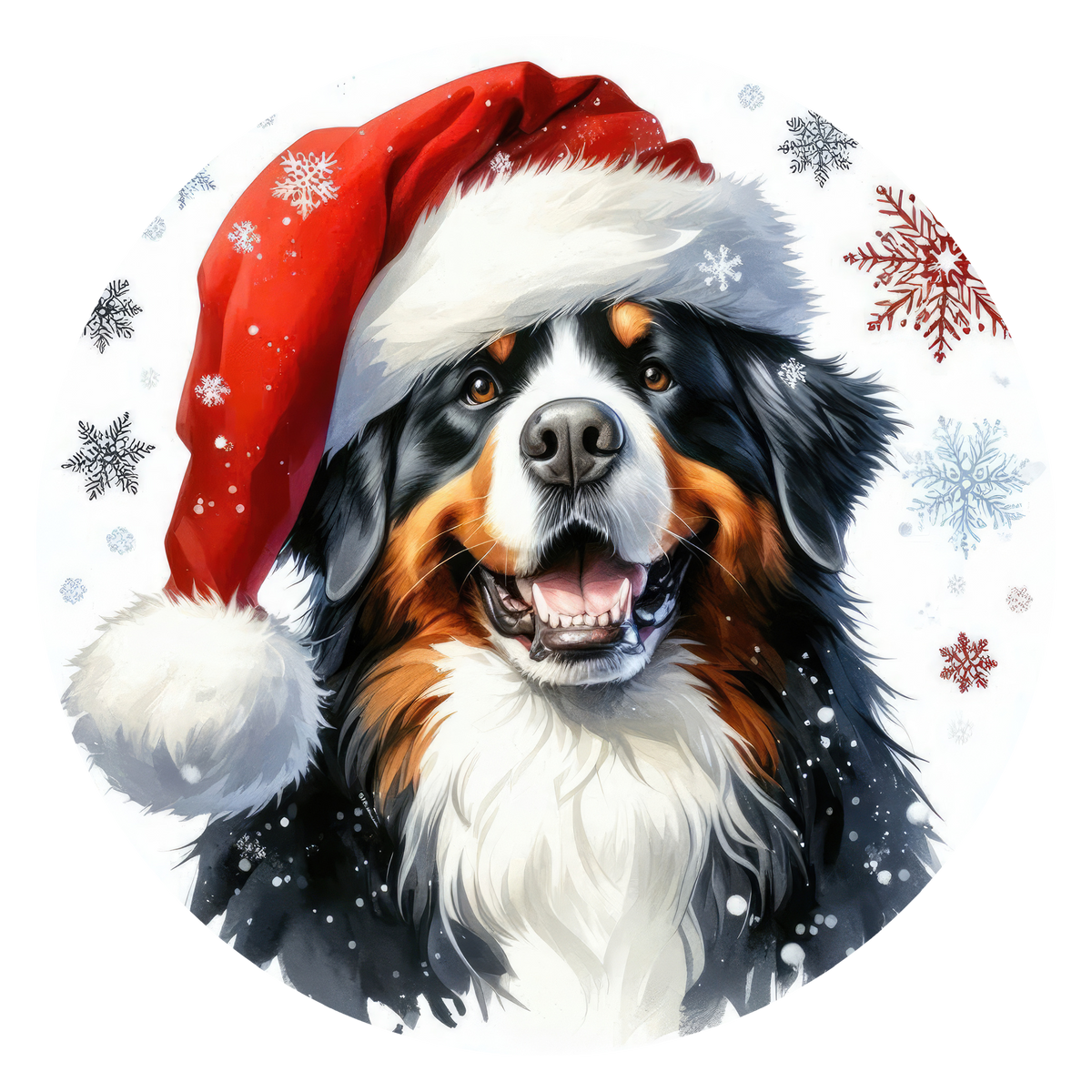 Santa Dog Ornament - Pet Ornament -Customizable - Personalized  - Great Gift - Most Breeds Available.