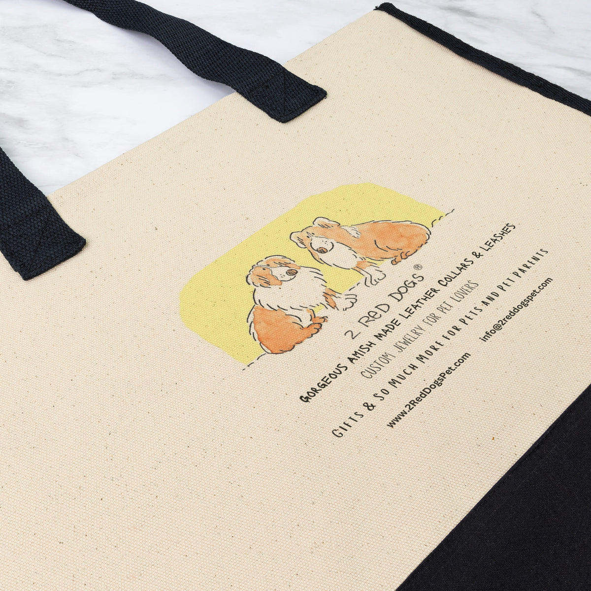 Custom Logo or Artwork on a Premium Cotton Tote Bag