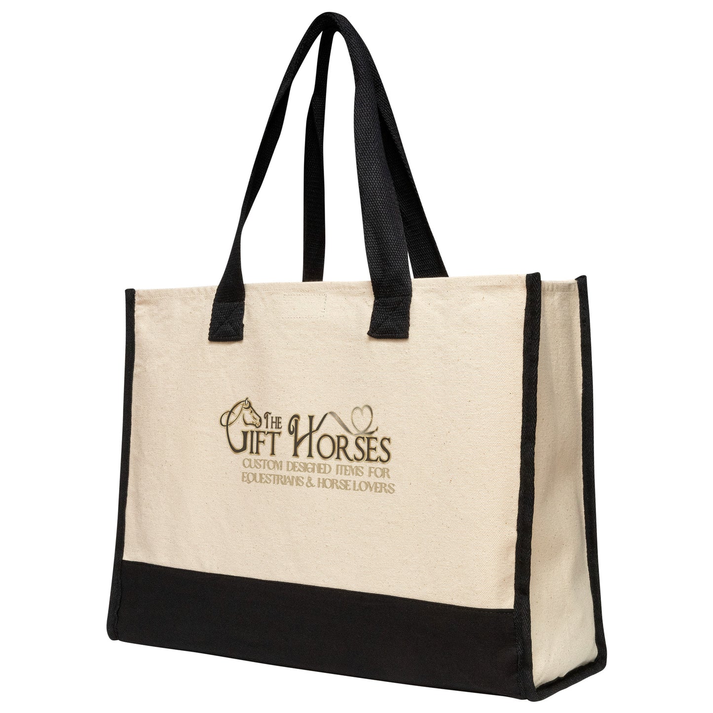 Custom Logo or Design Premium Cotton Tote Bag