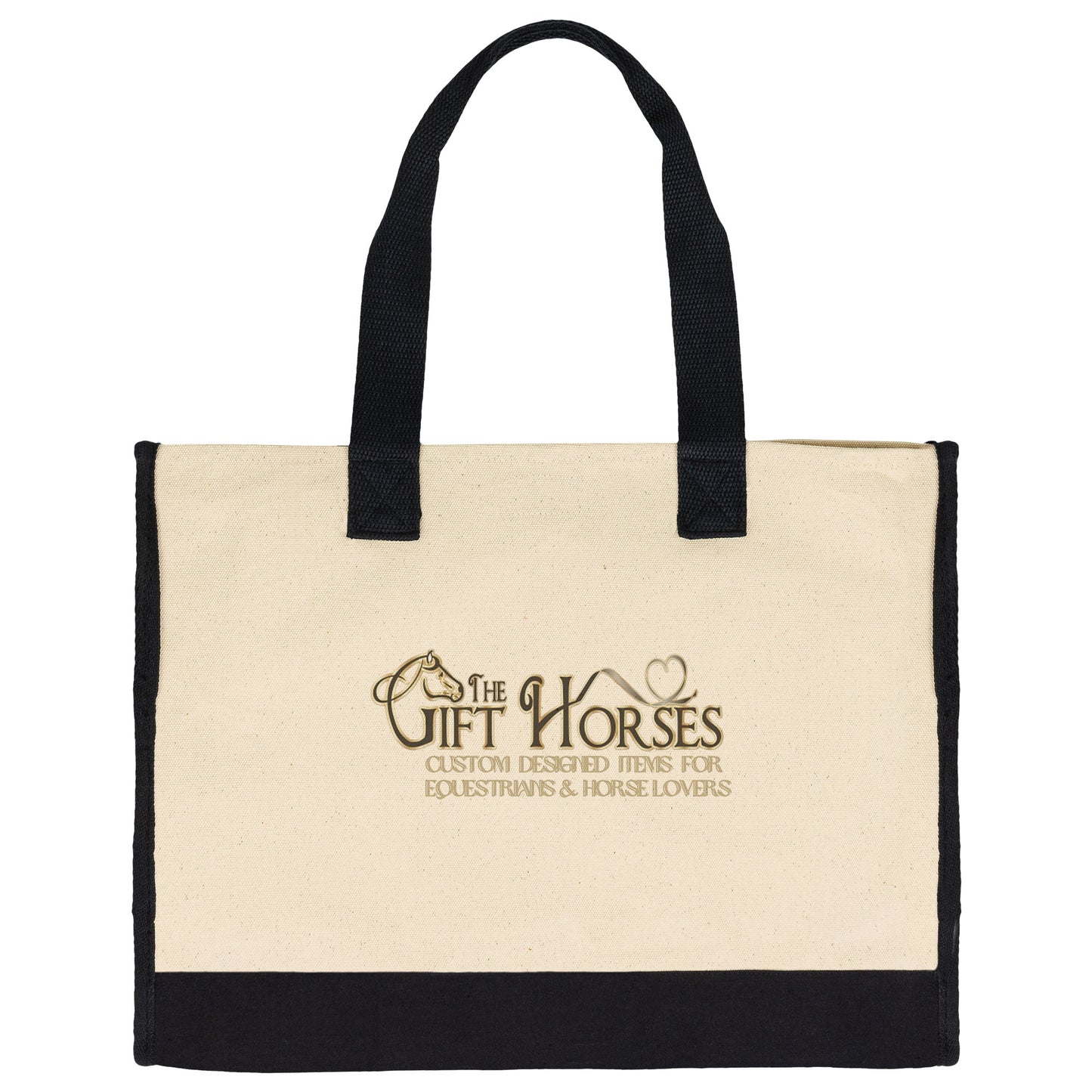 Custom Logo or Design Premium Cotton Tote Bag