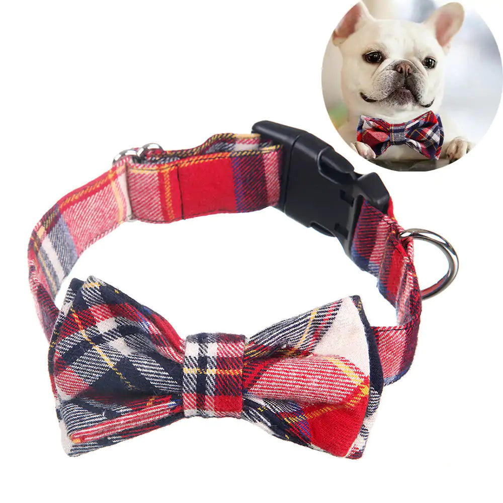Dog Collar Bow Tie