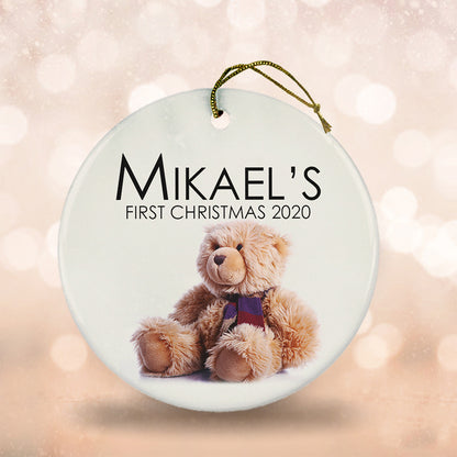 Photo Ornament - Pet Ornament -Customizable - Personalized  - Great Gift, Pet Memorial, Family Portrait (Oval)