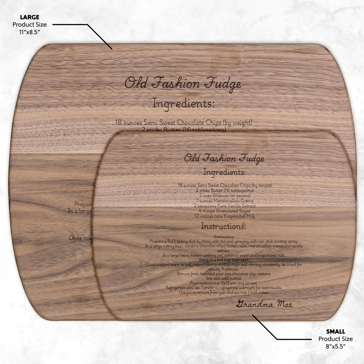 Personalized Hardwood Cutting Boards  -  Create a Unique Gift for Wedding, Housewarming, Christmas