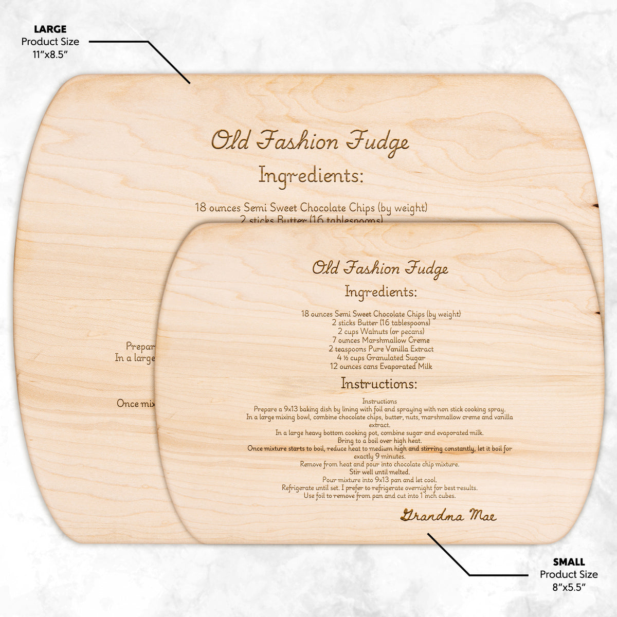 Personalized Hardwood Cutting Boards  -  Create a Unique Gift for Wedding, Housewarming, Christmas