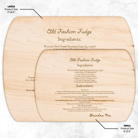 Personalized Hardwood Cutting Boards  -  Create a Unique Gift for Wedding, Housewarming, Christmas