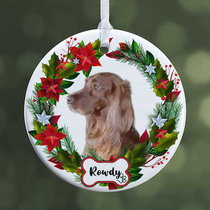 Pet Ornament -Customizable - Personalized - Photo Ornament - Great Gift, Pet Memorial, Family Portrait