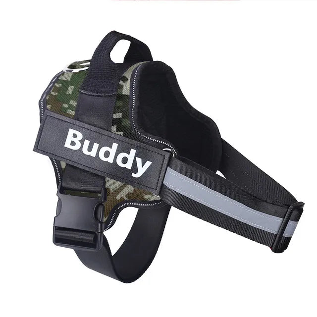 PERSONALIZED Reflective Breathable Pet Harness Vest