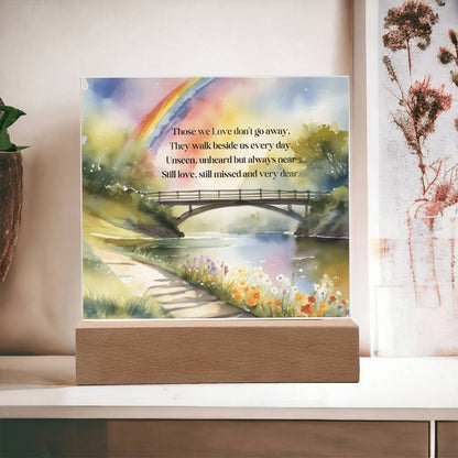 Square Acrylic Plaque - Those We Love