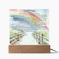 Square Acrylic Plaque - The Rainbow Bridge