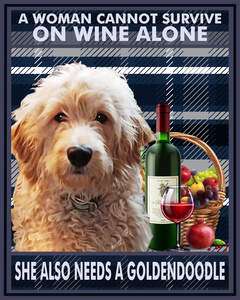 Golden Doodle Fun Print