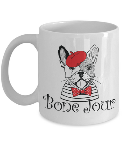 Bone Jour - French Bulldog Mug