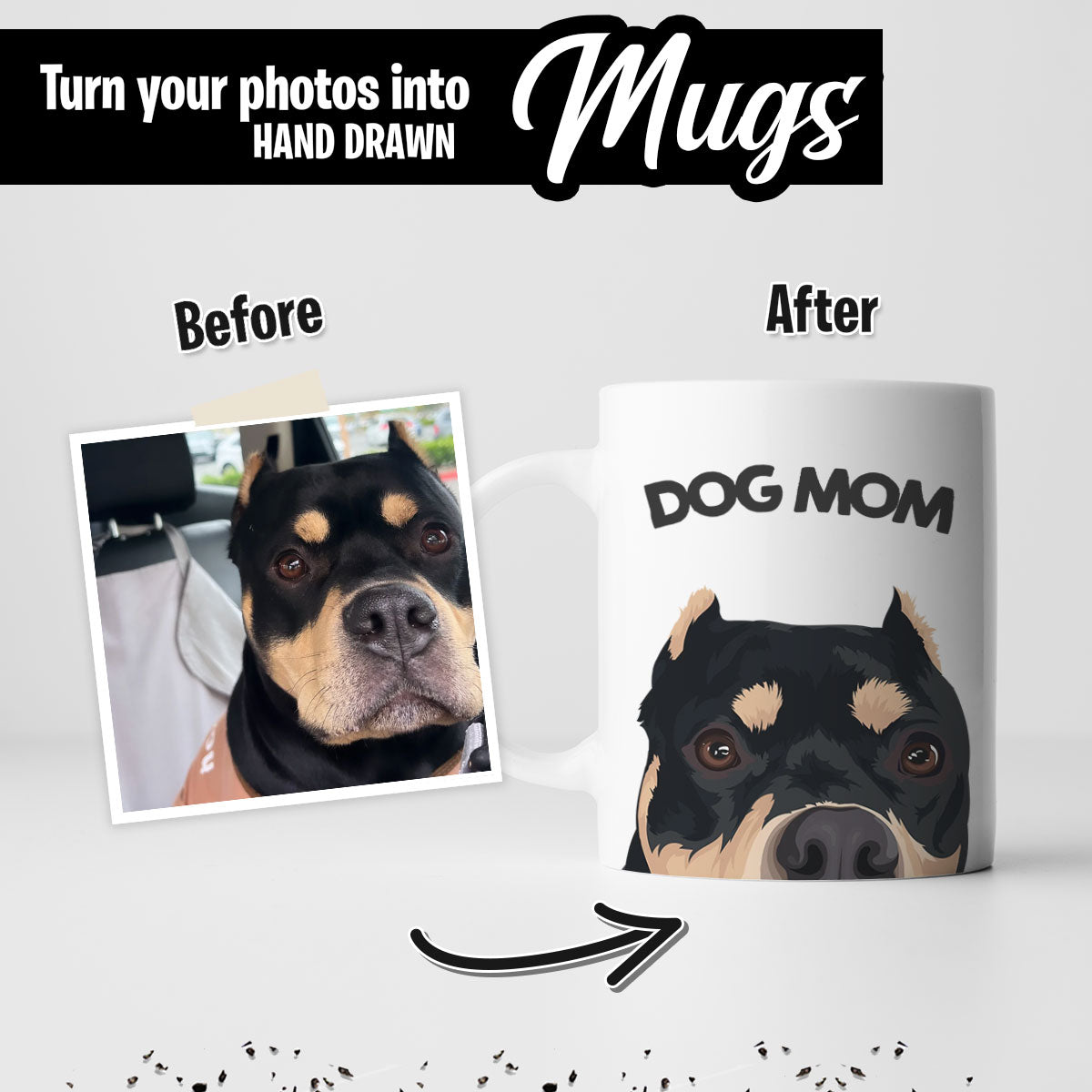 Custom Dog Mom Mug - Perfect for Mother's Day