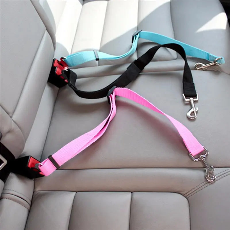 Adjustable Dog Leash Seat Belt