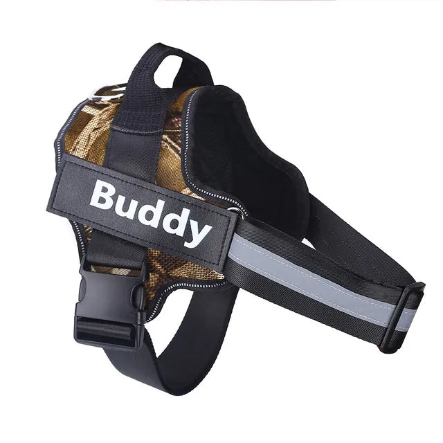 PERSONALIZED Reflective Breathable Pet Harness Vest