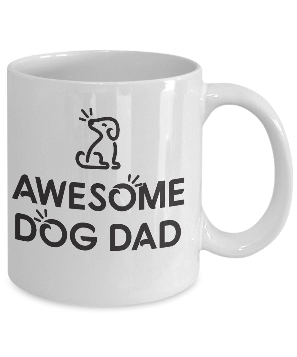Awesome Dog Dad Mug | Dog Dad Mug | Dog Daddy Coffee Mug | Dog Father Mug | Pet Dad Mug |Dog Lover Coffee Mug |Dog Owner Mug |Dog Parent Mug